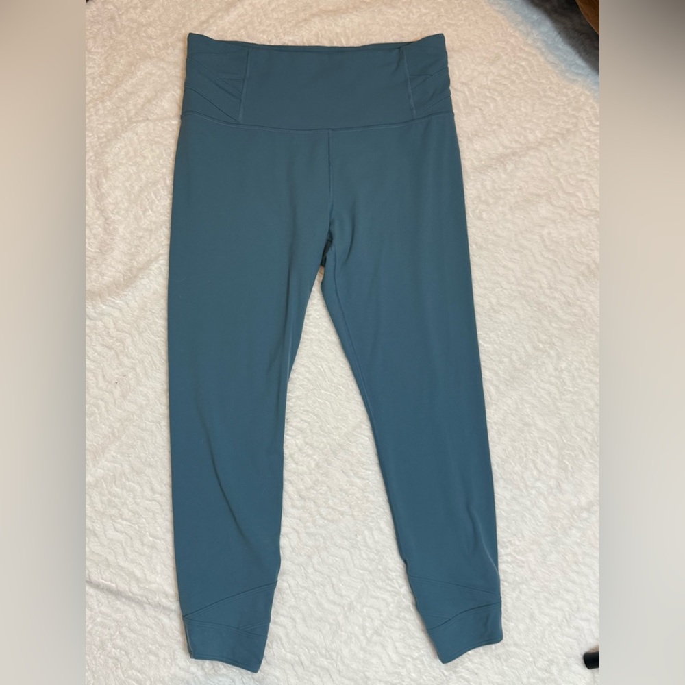 Athleta Teal High-Waist Leggings